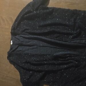 Super sparkly black cardigan